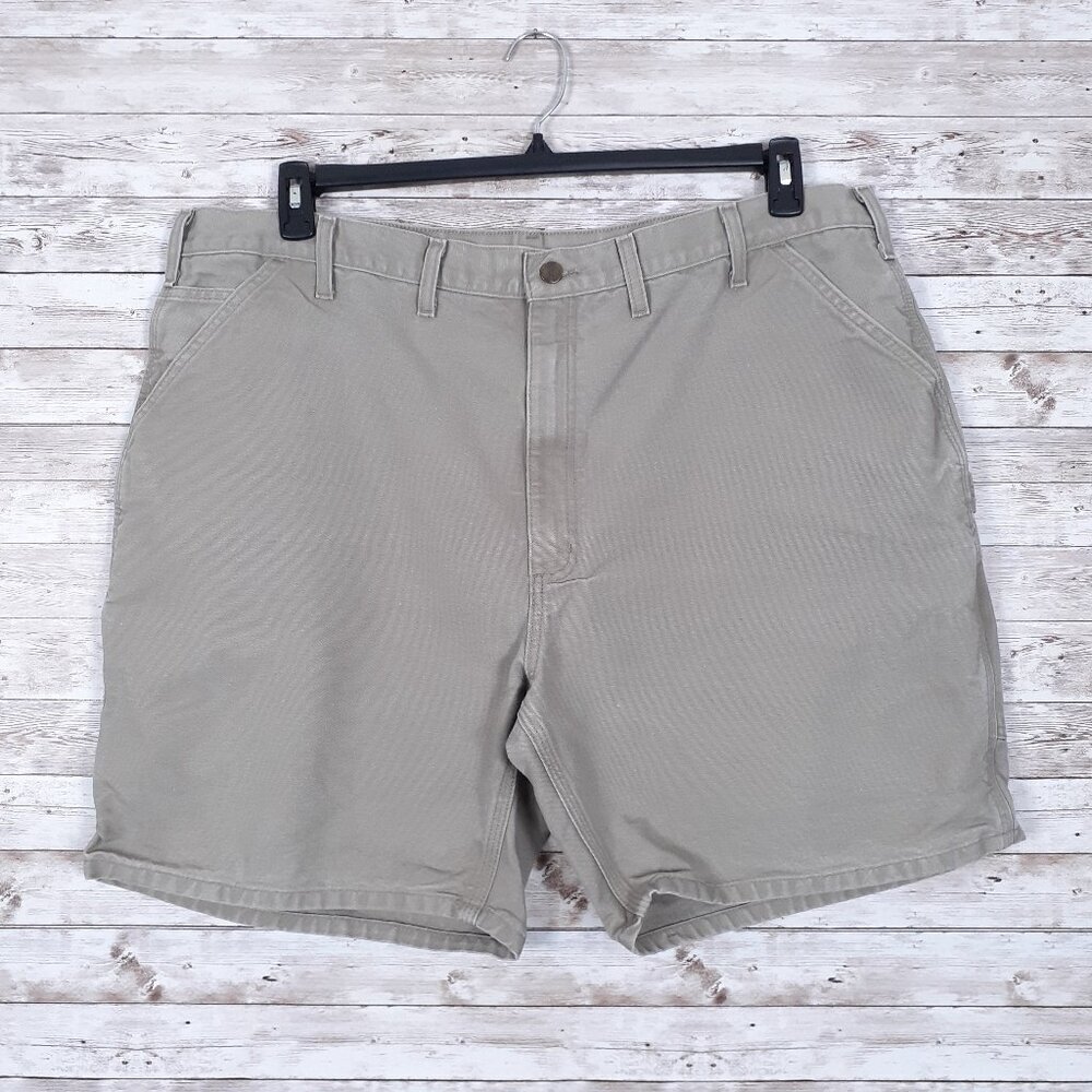 Carhartt Mens Carpenter Shorts 46 Waist Utility Canvas See Description 234A